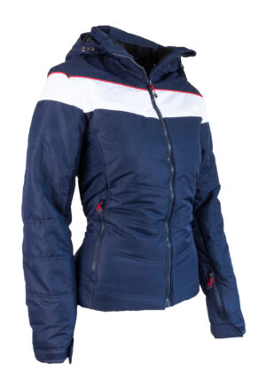 Damen Skijacke Snowboardjacke Schneejacke Winterjacke Schwarzblau – Bild 4