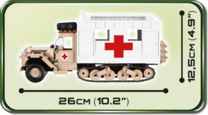 Konstruktionsspielzeug kleine Armee Ford V3000S Maultier Krankenwagen COBI – Bild 4