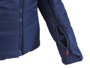 Damen Skijacke Snowboardjacke Schneejacke Winterjacke Schwarzblau – Bild 10