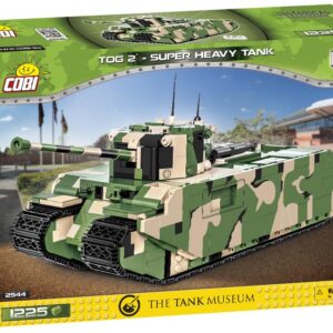 Konstruktionsspielzeug Bausteine Bauklötzen COBI 2544 TOG II  – Superschwerer Panzer 1225 hochwertige Blöcke
